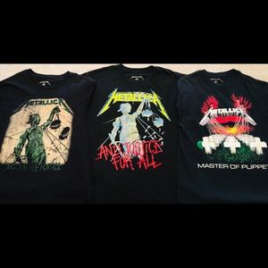 Metallica Tour Shirts